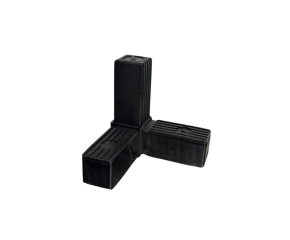 3 Poot Nylon met Staalkern Zwart