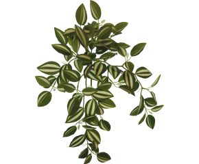 Repto Hangplant Green/White 46cm