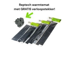 HM007UK RepTech Warmtemat 7Watt 15x28cm UK plug