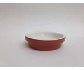 Stenen schaaltje 8cm wit